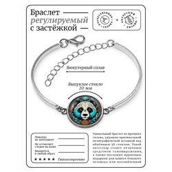 BSI-0030 Браслет металлический Панда