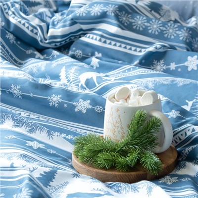 Постельное бельё "Этель" 1.5 сп Scandi dream 143х215 см, 150х214 см, 70х70 см - 2 шт, бязь