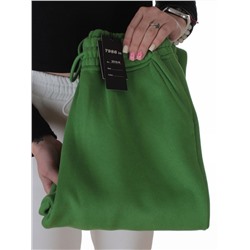 2510-K GREEN Брюки спортивные утепленные женские (85% хлопок, 10% полиэстер, 5% спандекс)
