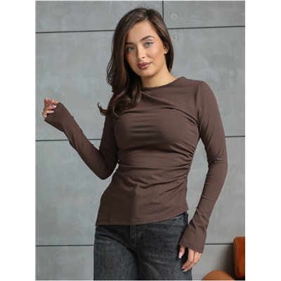 Лонгслив "Крис" Шоколад