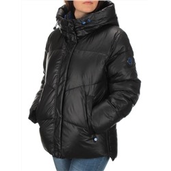 21069 BLACK Куртка зимняя женская Flance Rose (200 гр. холлофайбер)