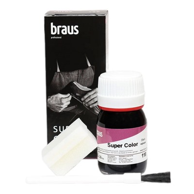 BRAUS Краситель д/кожи SUPER COLOR ОРАНЖЕВЫЙ25 мл