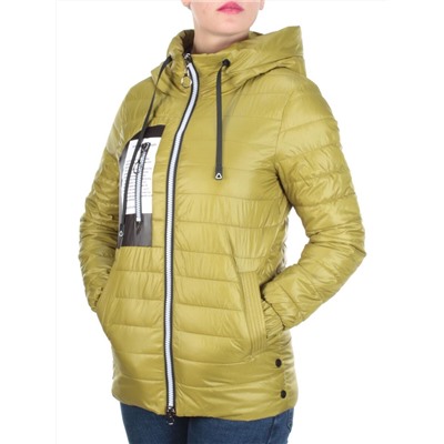 D001 MUSTARD Куртка демисезонная женская AIKESDFRS (100 % полиэстер)