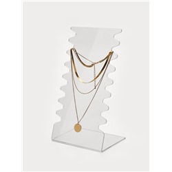 Подставка под колье, оргстекло 3 мм, 15×10×28 см, прозрачный