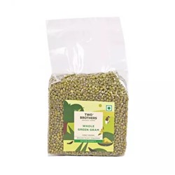 Цельный зеленый Мунг Дал (500 г), Whole Green Gram, произв. Two Brothers