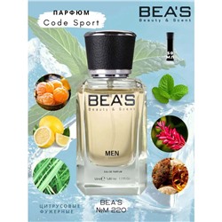 Beas M220 Giorgio Armani Code Sport Men edp 50 ml, Парфюм мужской Beas M220 создан по мотивам аромата Giorgio Armani Code Sport