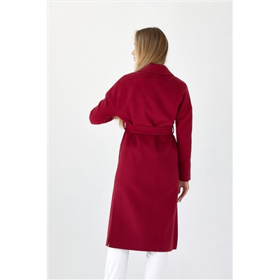 Пальто женское демисезонное 21820 (вино)