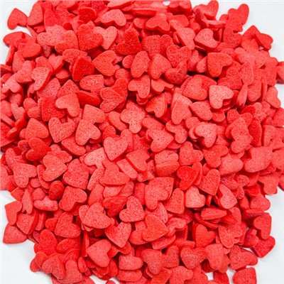 Кондитерская посыпка Фигурная (Сердце красное) 1 кг/ФСД
