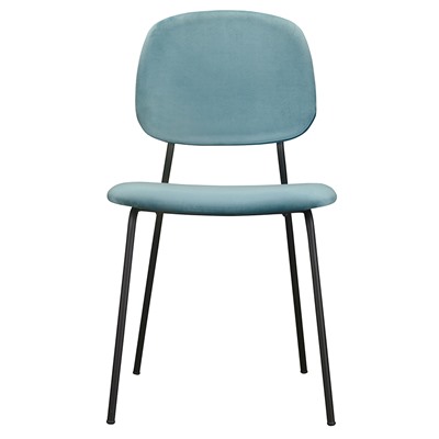 Стул Tilla, велюр, темно-бирюзовый