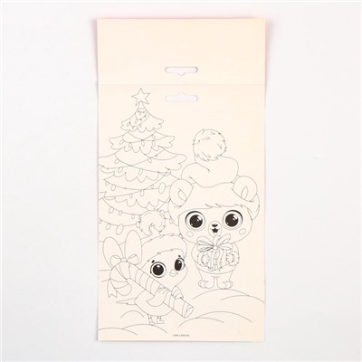 Роспись по дереву «Новый год! Ёлочка», набор для творчества