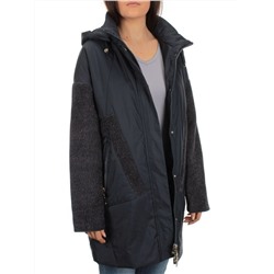 M-6059 DK. BLUE Куртка демисезонная женская (синтепон 100 гр.)