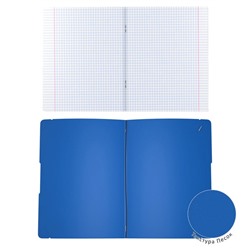 Тетрадь А4, 48 листов в клетку, ErichKrause FolderBook, в съёмной пластиковой обложке, синяя