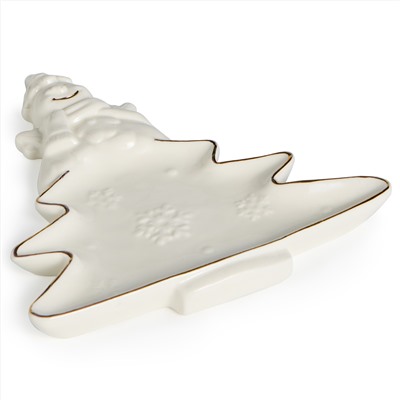 БЛЮДО СЕРВИРОВОЧНОЕ "ЕЛКА" 18,5*9*2,2 СМ