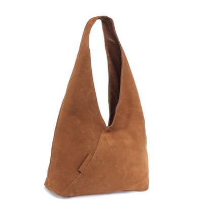 Сумка женская натуральная замша ADEL-287-690  (отделка ИСК/КОЖА),  1отд. коричневый mpl 265576