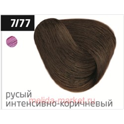 OLLIN PERFORMANCE  7/77 русый интенсивно-коричневый 60мл Перманентная крем-краска для волос