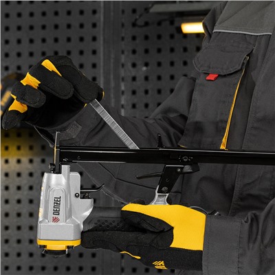 Скобы 21GA для пнев. степл., 10мм, шир. - 0,95мм, тол. - 0,6мм, шир. скобы - 12,8мм, 5000шт Denzel