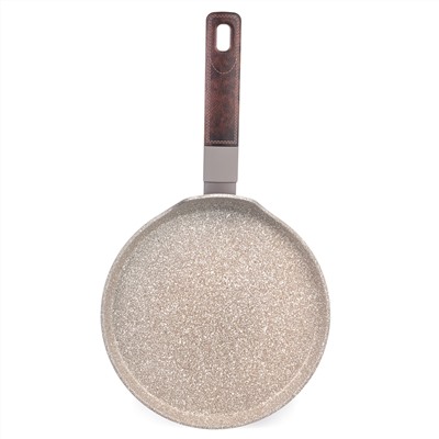 СКОВОРОДА БЛИННАЯ С АНТИПРИГАРНЫМ ПОКРЫТИЕМ PFLUON MARBLE, 22*4,3 СМ