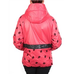 ZW-2166-C RED Куртка демисезонная женская BLACK LEOPARD (100 гр.синтепона)