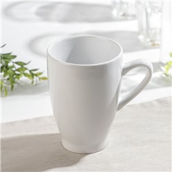 Кружка Доляна Coffee break, 300 мл, керамика, белая