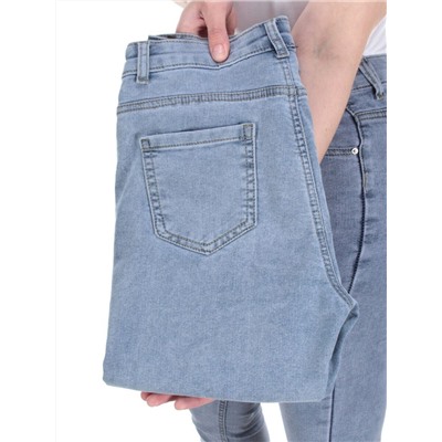 8033 BLUE Джинсы женские ADORNSKY (65% хлопок, 35% полиэстер)
