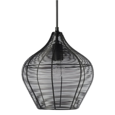 Светильник подвесной Vinger, Ø27х30 см, черный