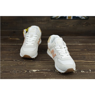 Премиальные New Balance 574 из натуральной замши