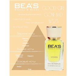 Beas W523 Kilian Good Girl Gone Bad Women edp 25 ml, Парфюм женский Beas W523 создан по мотивам аромата Kilian Good Girl Gone Bad