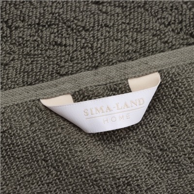 Полотенце махровое SL HOME: Basic "Олива" 30х60 см, 100% хлопок, 530 г/м2