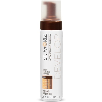 ST.MORIZ Мусс - автобронзант 5в1 DARK темный оттенок 200 мл