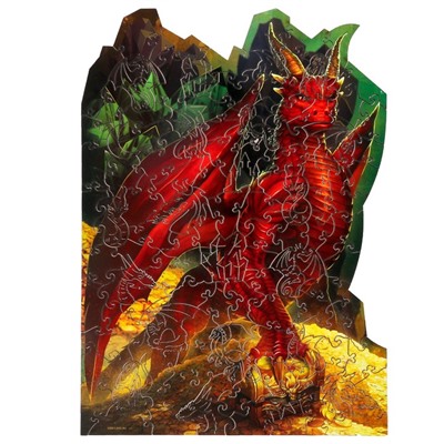 Пазл фигурный Puzzle «Дракон», 106 деталей