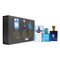 Подарочный набор Versace Gold For Men 3x30 ml