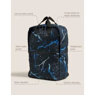 Kids' Water Repellent Lightning Backpack