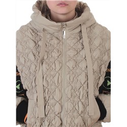 705 BEIGE Куртка демисезонная женская (100 гр. синтепон)