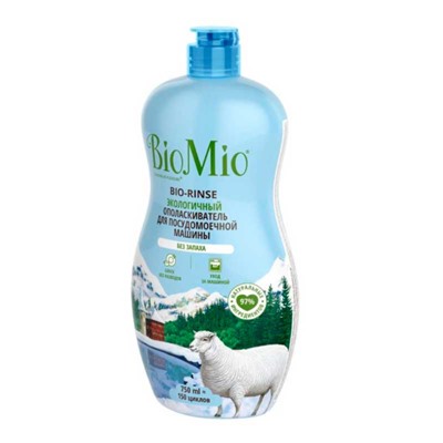 Ополаскиватель BioMio BIO-RINSE для посудомоечной машины, 750 мл.