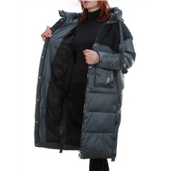 Y21636 DK. GRAY Пальто женское зимнее MEIYEE (200 гр. холлофайбера)