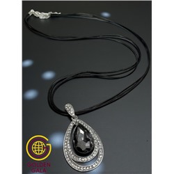 Кулон на кожаном шнурке "Женская грация" Арт КШ2130/09