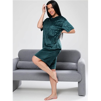 Костюм Чиэра жаккард изумруд ИвК