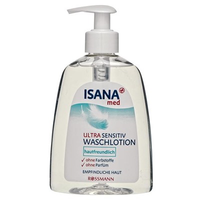 ISANA med ultra sensitiv Waschlotion Лосьон для умывания ультра чувствительный для чувствительной кожи 300 г