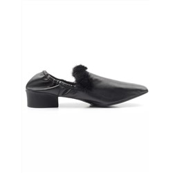 03-N18120S-2 BLACK Полуботинки женские (натуральная кожа)