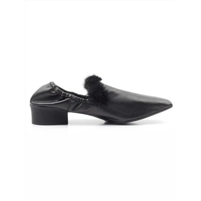 03-N18120S-2 BLACK Полуботинки женские (натуральная кожа)