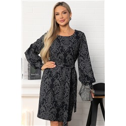 Платье Шарли (серо-синее) П14862-18М