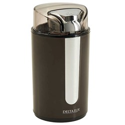 Кофемолка электрическая 250 Вт, 70 г DELTA LUX DE-2202 коричневая