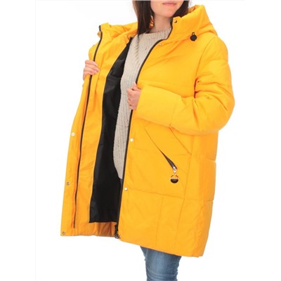 M-22123 YELLOW Пальто зимнее женское MEAJIATEER (био-пух)