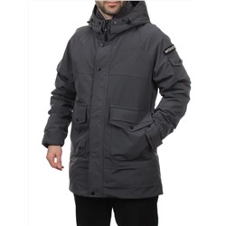 8897 DK. GRAY Куртка мужская зимняя облегченная (130 гр. холлофайбер)