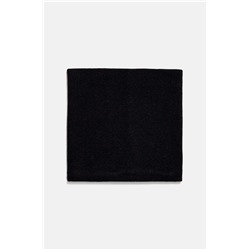 Komin męski gładki z wiskozą kolor czarny