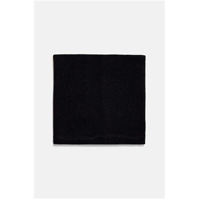 Komin męski gładki z wiskozą kolor czarny