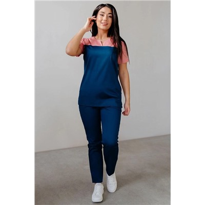 Брюки медицинские женские 1-02-04-0 / ADVA Темно-бирюзовый (39F)