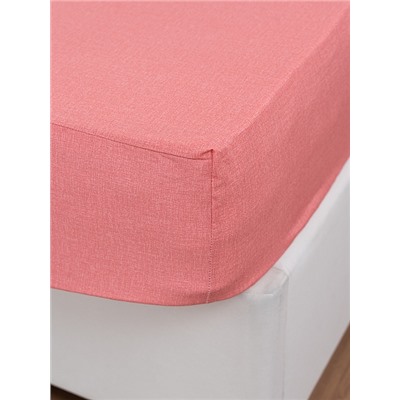 Постельное белье поплин Иваново (без пододеяльника) / Коралл