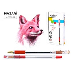 Ручка шариковая  MC GOLD красная 0.5мм M-5739-72 Mazari