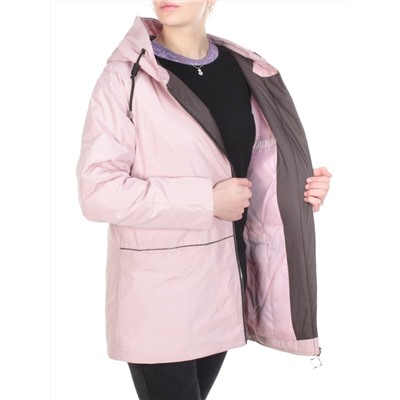 6233-2 PINK Куртка демисезонная женская AMAZING (100 гр.синтепона)